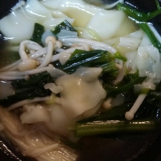 ワンタン野菜スープ